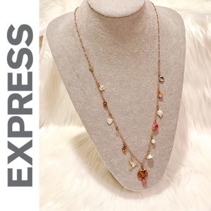 { Express } : Boho Charm Long Strand Necklace